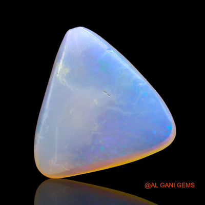 2.00 Cts Unheated Australian Fire Opal Loose Gemstone Trillion Cabochon Natural 12x11x2 mm AD-708
