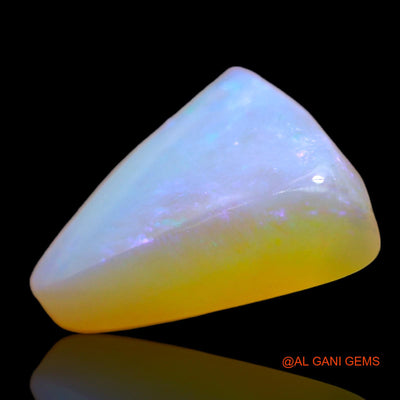 4.00 Cts Natural Australian Fire Opal Loose Gemstone Trillion Cabochon 11x10x5 mm AD-710