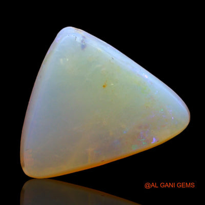 4.00 Cts Natural Australian Fire Opal Loose Gemstone Trillion Cabochon 11x10x5 mm AD-710