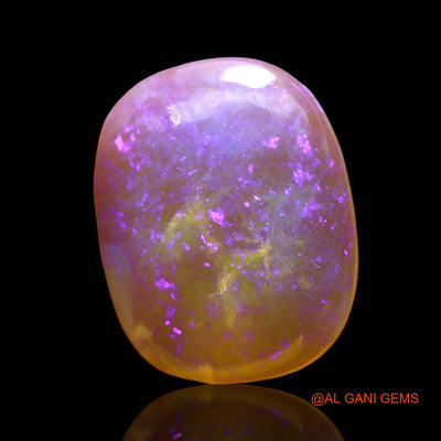 2.00 Cts Natural Australian Fire Opal Loose Gemstone Oval Cabochon 13x11x2 mm AD-711
