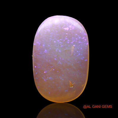 2.00 Cts Natural Australian Fire Opal Loose Gemstone Oval Cabochon 14x9x2 mm AD-712