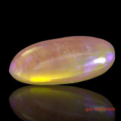 2.00 Cts Unheated Australian Fire Opal Loose Gemstone Oval Cabochon Natural 15x9x2 mm AD-713