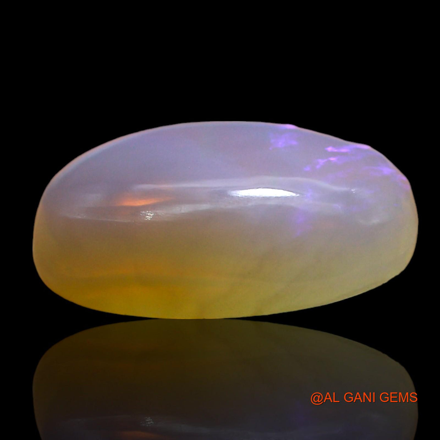 5.00 Cts Natural Australian Fire Opal Oval Cabochon Loose Gemstone For Jewelry 14x9x5 mm AD-720