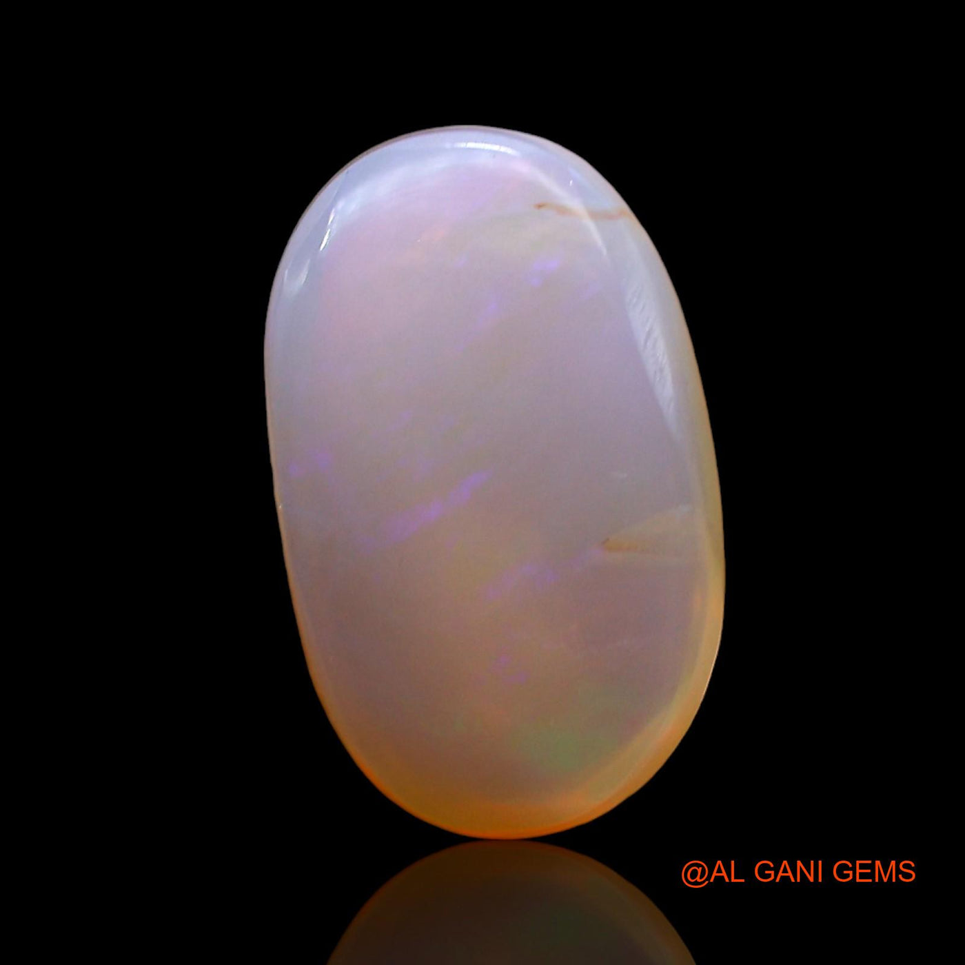 5.00 Cts Natural Australian Fire Opal Oval Cabochon Loose Gemstone For Jewelry 14x9x5 mm AD-720