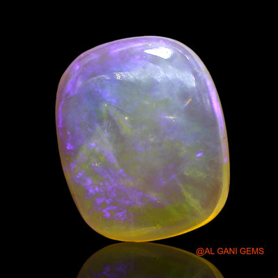 3.00 Cts Unheated Australian Fire Opal Loose Gemstone Oval Cabochon Natural 12x10x3 mm AD-721