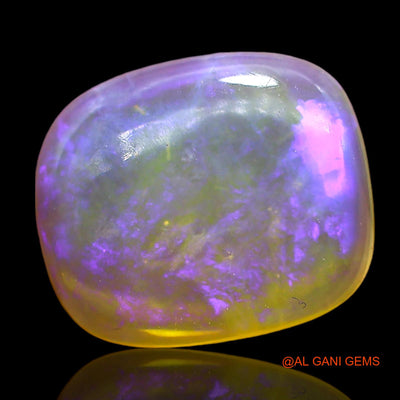 3.00 Cts Unheated Australian Fire Opal Loose Gemstone Oval Cabochon Natural 12x10x3 mm AD-721