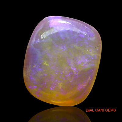 3.00 Cts Unheated Australian Fire Opal Loose Gemstone Oval Cabochon Natural 12x10x3 mm AD-721