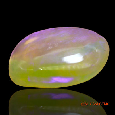 3.00 Cts Unheated Australian Fire Opal Loose Gemstone Oval Cabochon Natural 12x10x3 mm AD-721