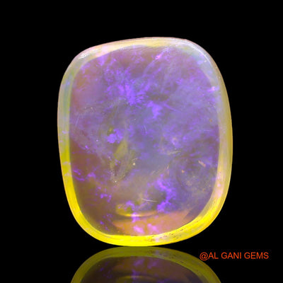 3.00 Cts Unheated Australian Fire Opal Loose Gemstone Oval Cabochon Natural 12x10x3 mm AD-721