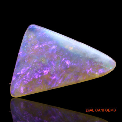 2.00 Cts Natural Australian Fire Opal Trillion Cabochon Loose Gemstone For Jewelry 13x9x2 mm AD-722