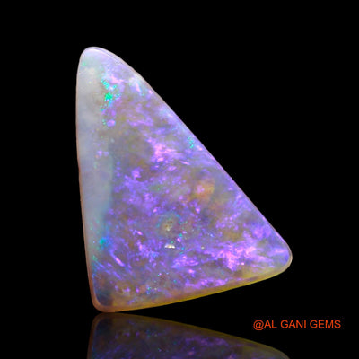 2.00 Cts Natural Australian Fire Opal Trillion Cabochon Loose Gemstone For Jewelry 13x9x2 mm AD-722