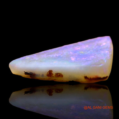 2.00 Cts Natural Australian Fire Opal Trillion Cabochon Loose Gemstone For Jewelry 13x9x2 mm AD-722