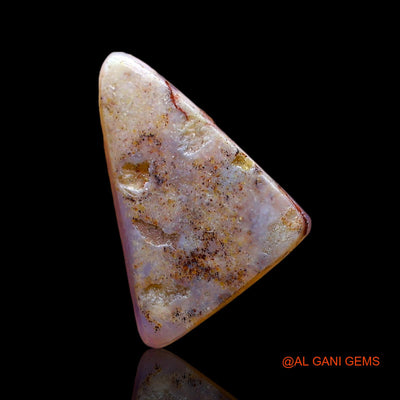 2.00 Cts Natural Australian Fire Opal Trillion Cabochon Loose Gemstone For Jewelry 13x9x2 mm AD-722