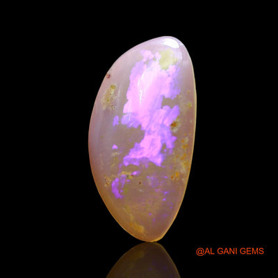 1.00 Cts Natural Australian Fire Opal Loose Gemstone Fancy Cabochon 15x8x2 mm AD-723