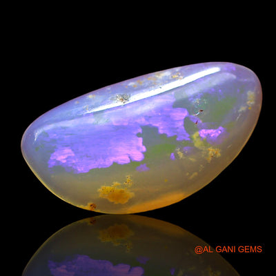 1.00 Cts Natural Australian Fire Opal Loose Gemstone Fancy Cabochon 15x8x2 mm AD-723