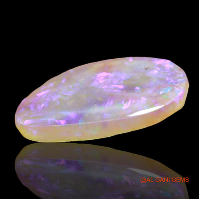 1.00 Cts Natural Australian Fire Opal Loose Gemstone Fancy Cabochon 15x9x2 mm AD-726