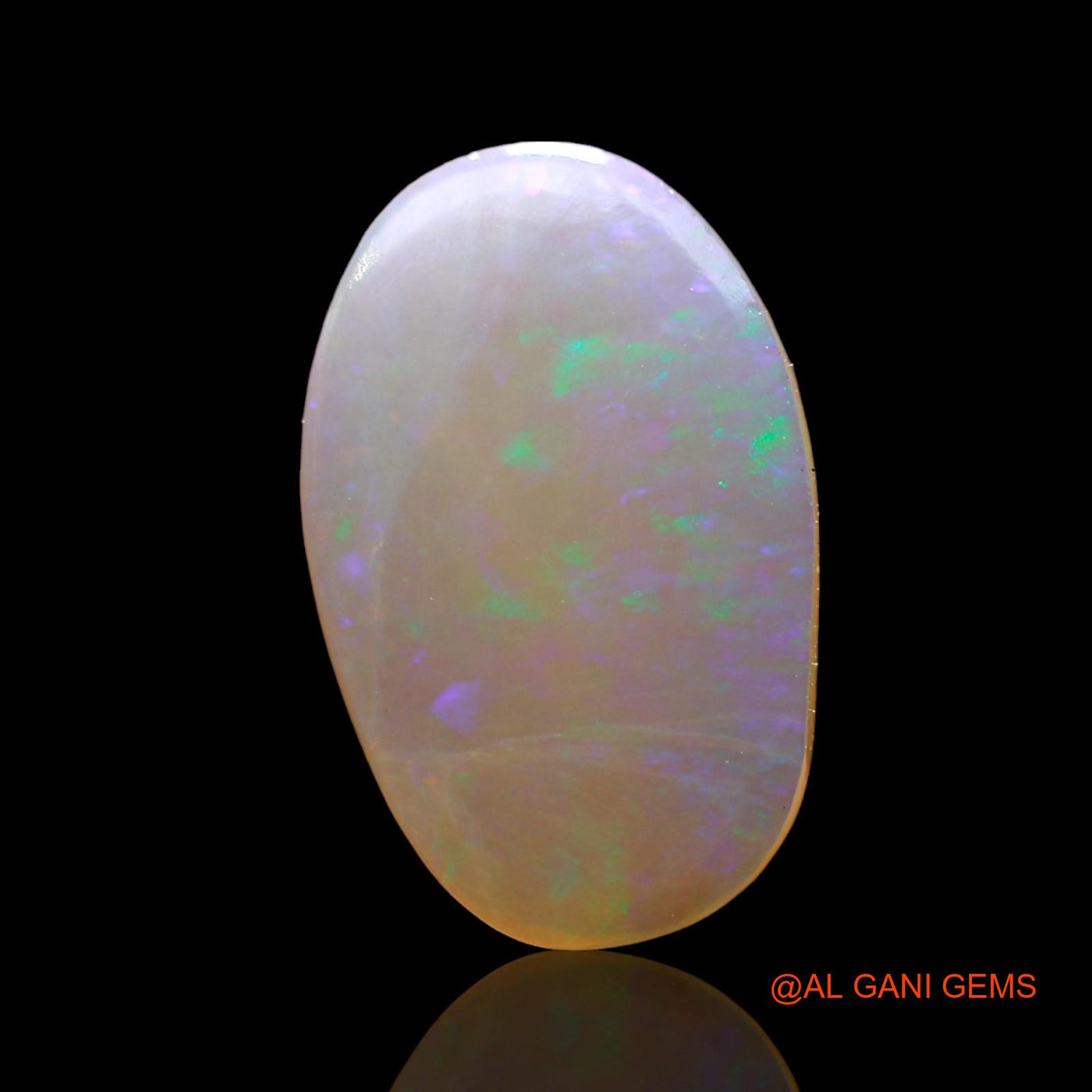 Natural Untreated Fire Opal Loose Gemstone Oval Cabochon From Australia 2.00 Cts 14x8x3 mm AD-727