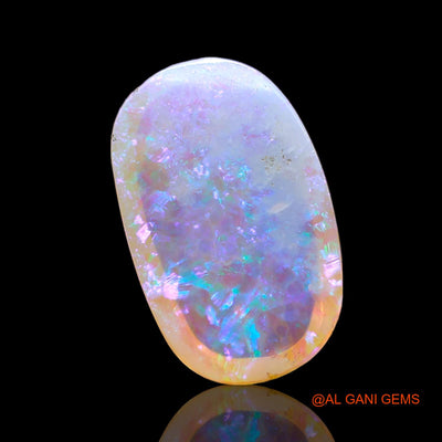 3.00 Cts Natural Australian Fire Opal Oval Cabochon Loose Gemstone For Jewelry 13x8x4 mm AD-728
