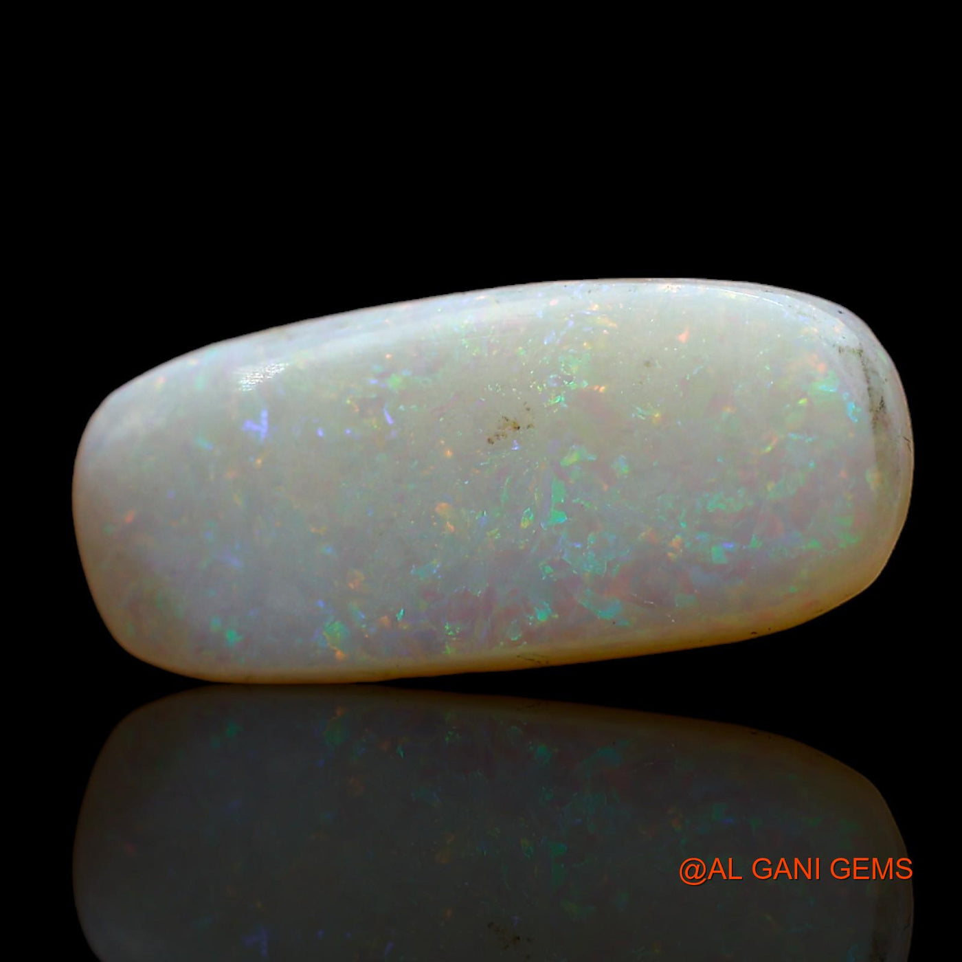 2.00 Cts Natural Australian Fire Opal Loose Gemstone Oval Cabochon 17x7x2 mm AD-72