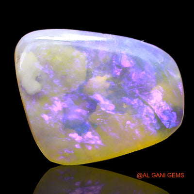 2.00 Cts Natural Australian Fire Opal Loose Gemstone Fancy Cabochon 11x10x3 mm AD-730