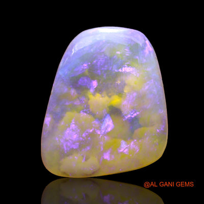 2.00 Cts Natural Australian Fire Opal Loose Gemstone Fancy Cabochon 11x10x3 mm AD-730
