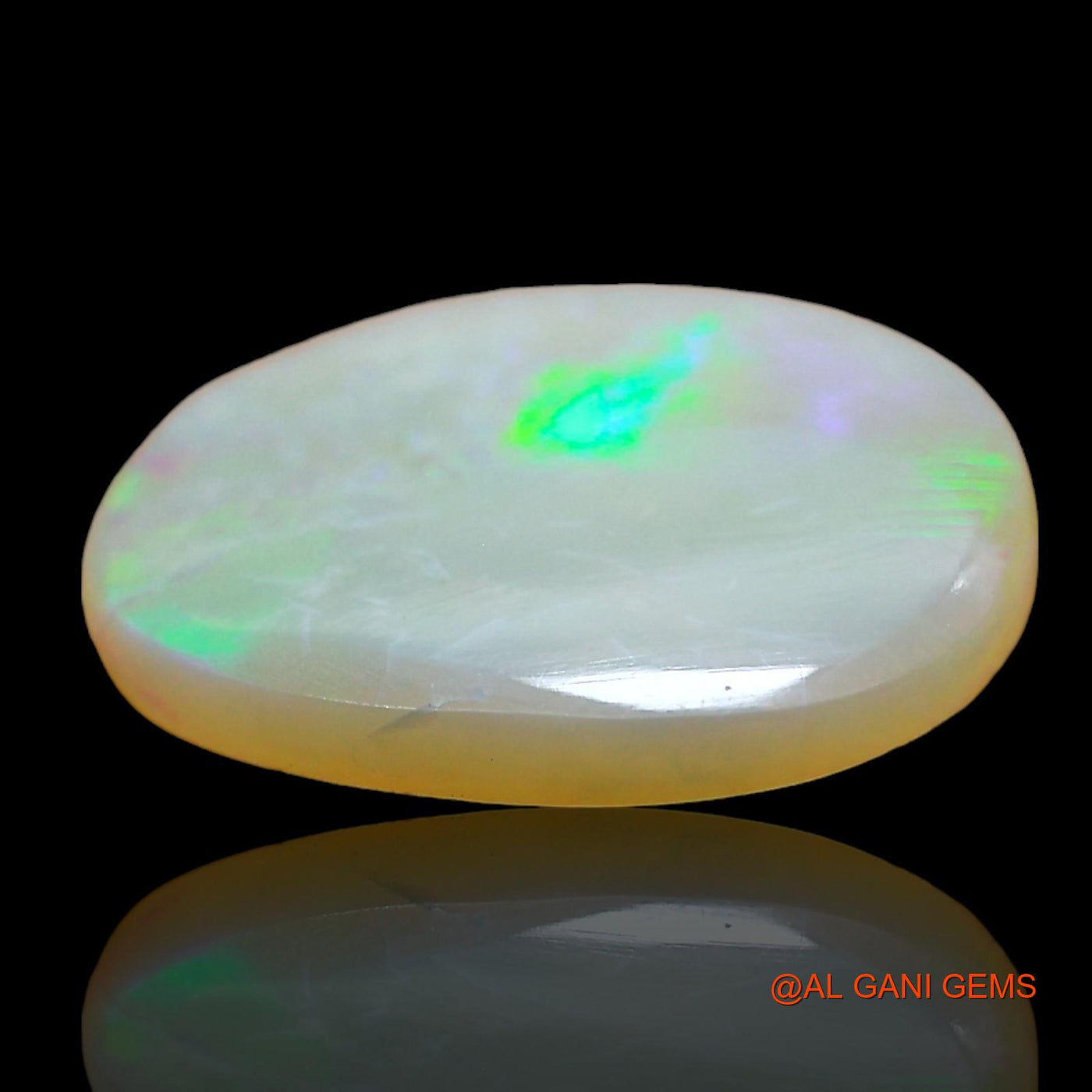Natural Untreated Fire Opal Loose Gemstone Oval Cabochon From Australia 2.00 Cts 13x9x2 mm AD-732