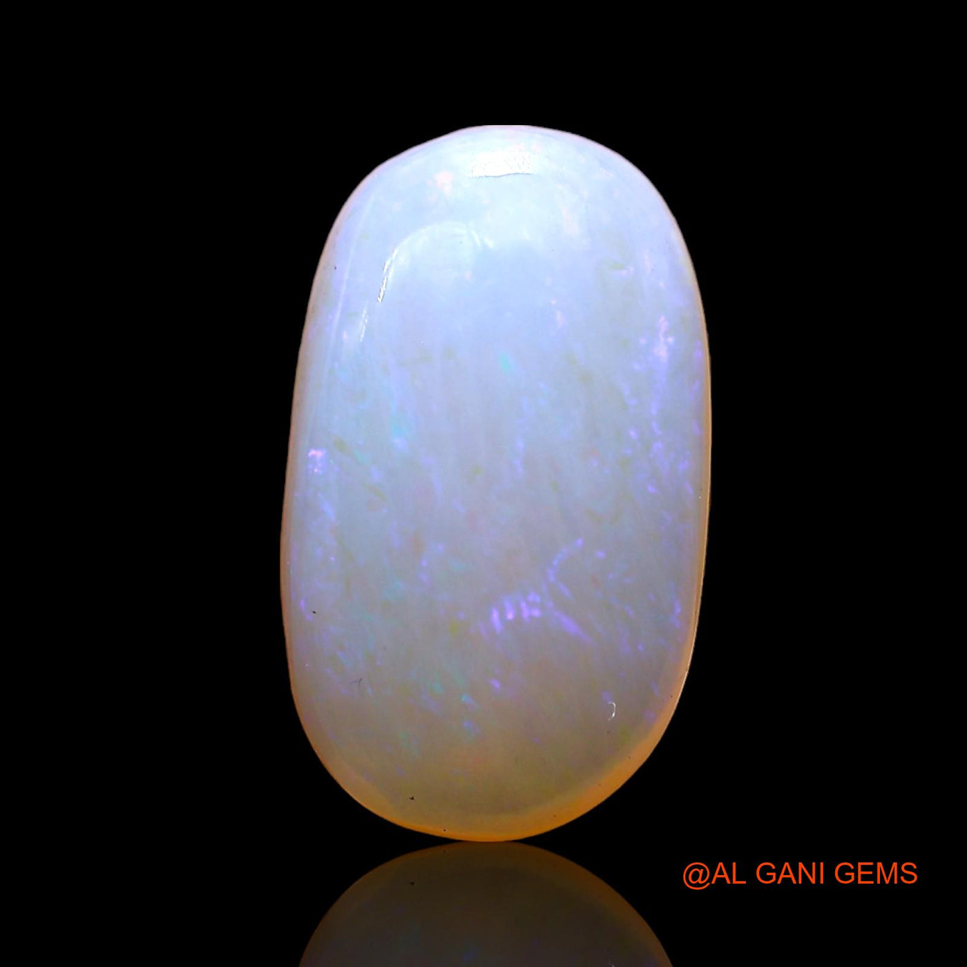 3.00 Cts Natural Australian Fire Opal Loose Gemstone Oval Cabochon 12x6x2 mm AD-733