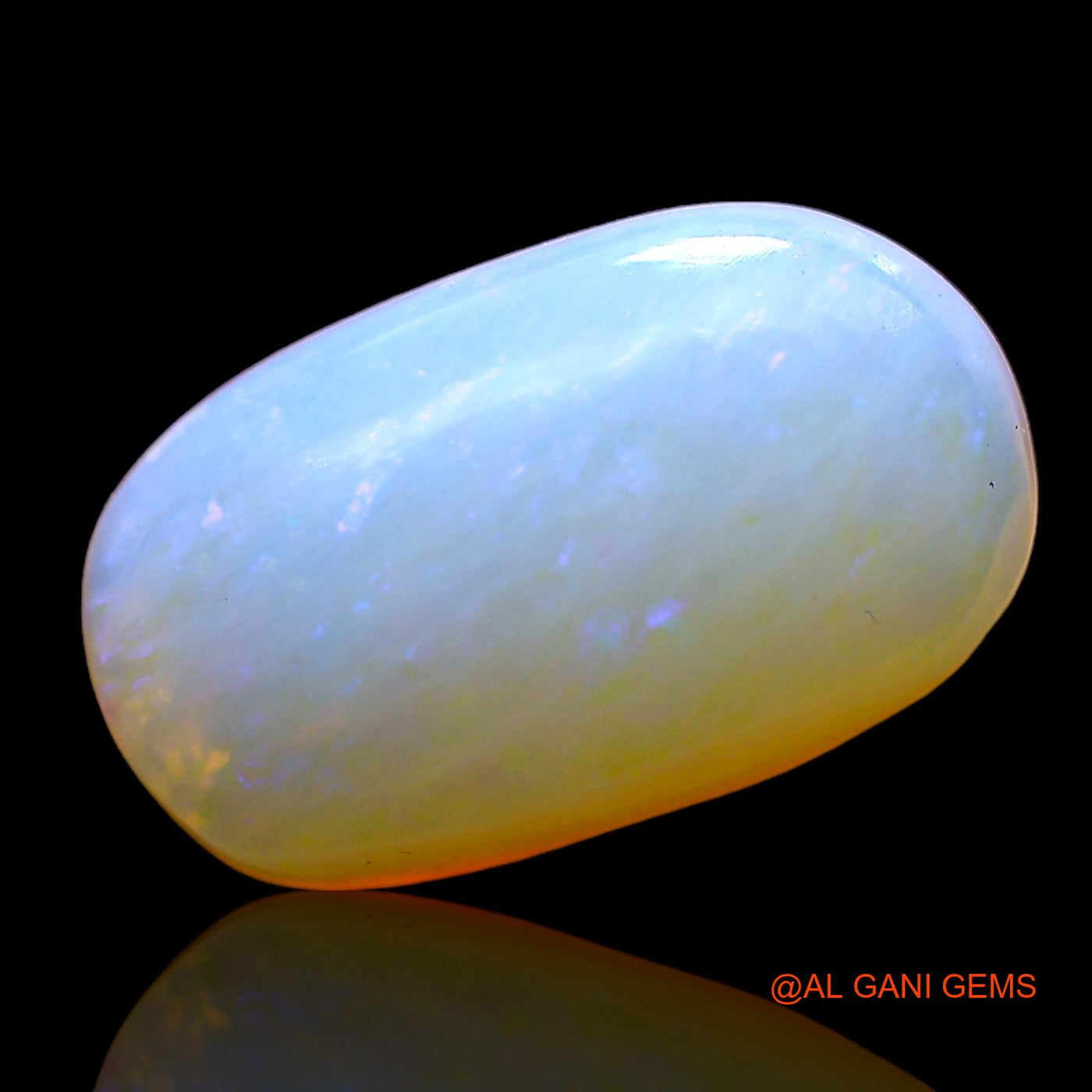 3.00 Cts Natural Australian Fire Opal Loose Gemstone Oval Cabochon 12x6x2 mm AD-733