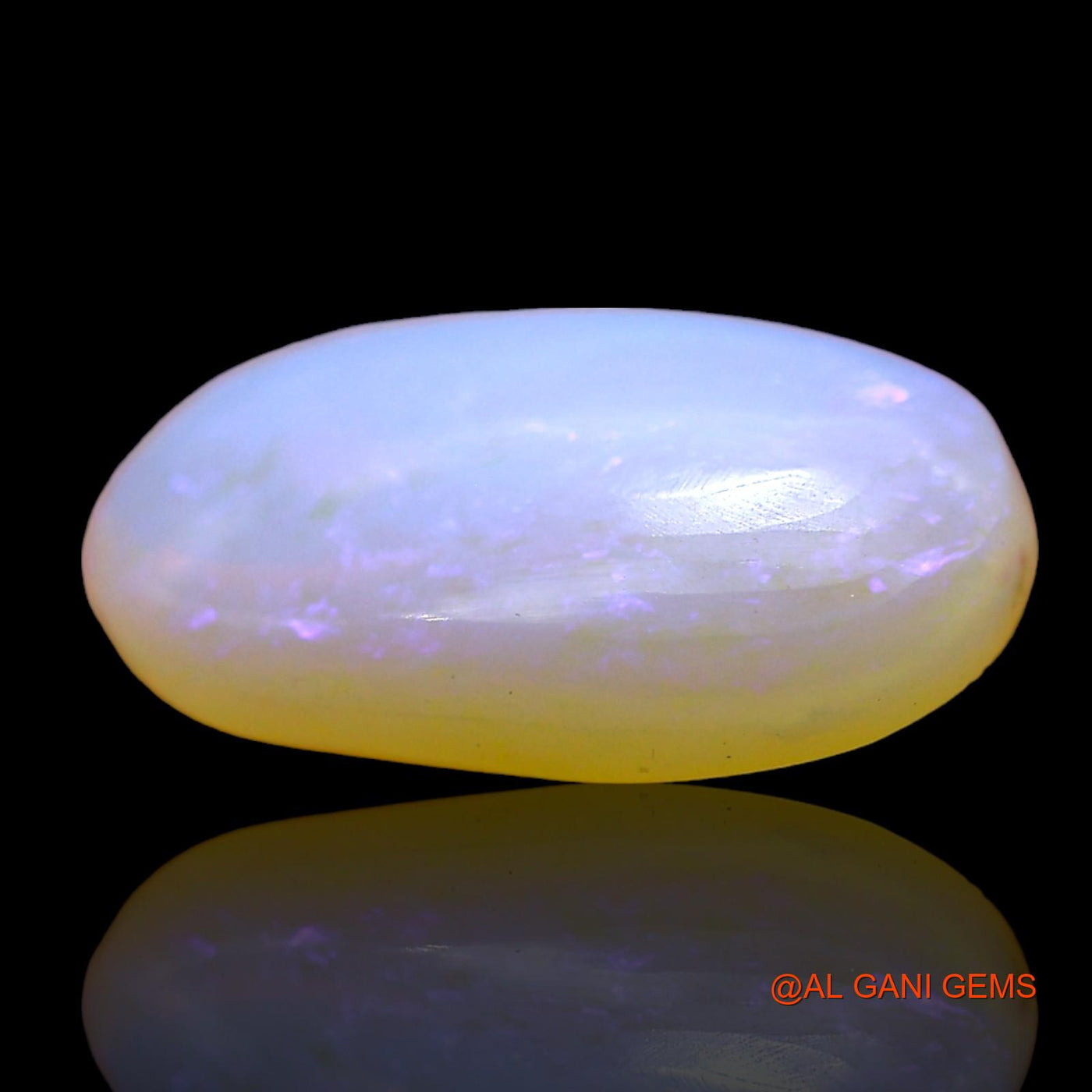 3.00 Cts Natural Australian Fire Opal Loose Gemstone Oval Cabochon 12x6x2 mm AD-733