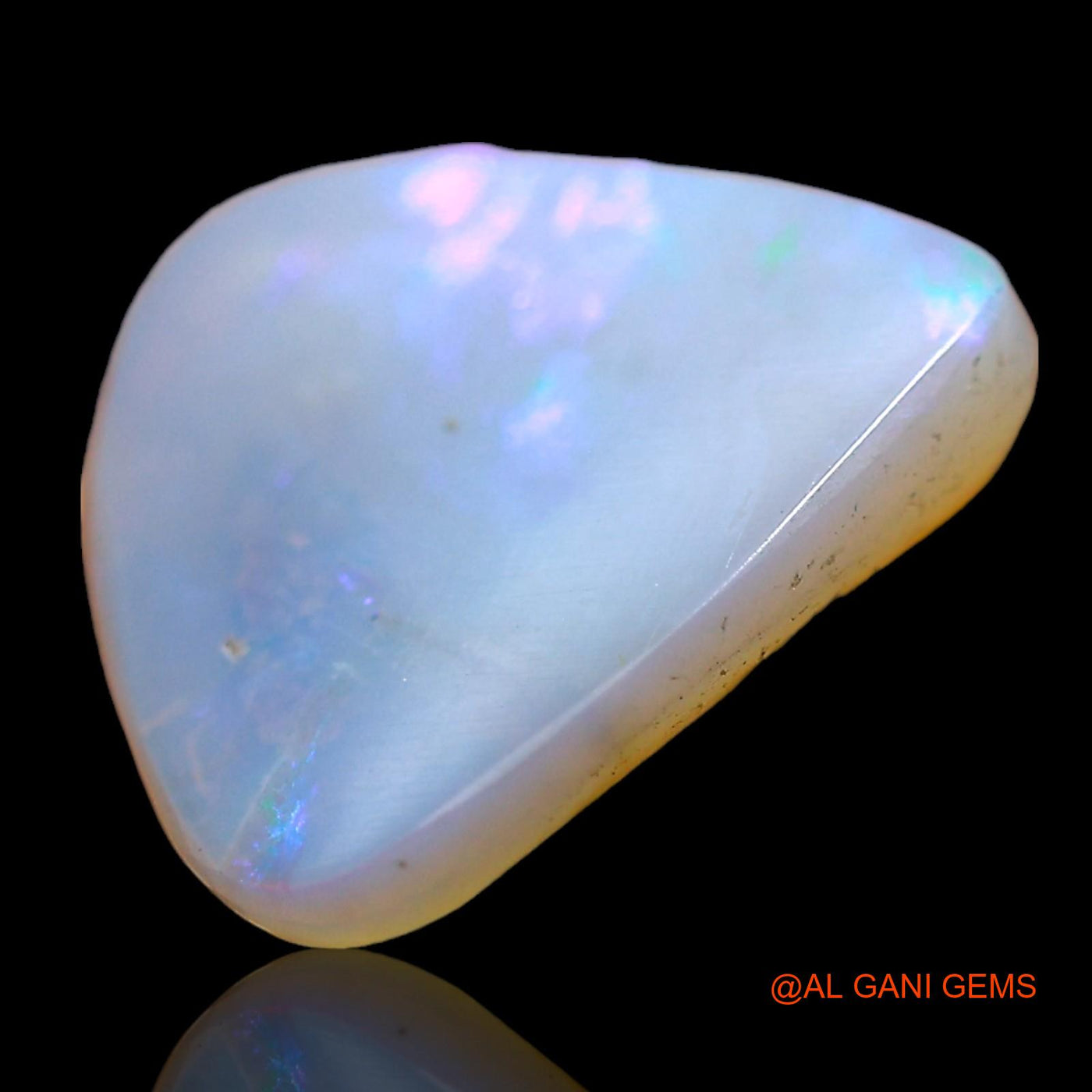 2.00 Cts Natural Australian Fire Opal Loose Gemstone Trillion Cabochon 12x12x2 mm AD-734