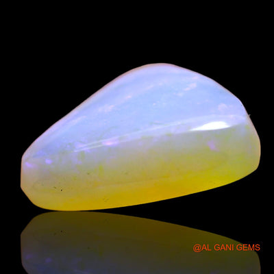 Natural Untreated Fire Opal Loose Gemstone Trillion Cabochon From Australia 3.00 Cts 11x10x4 mm AD-735