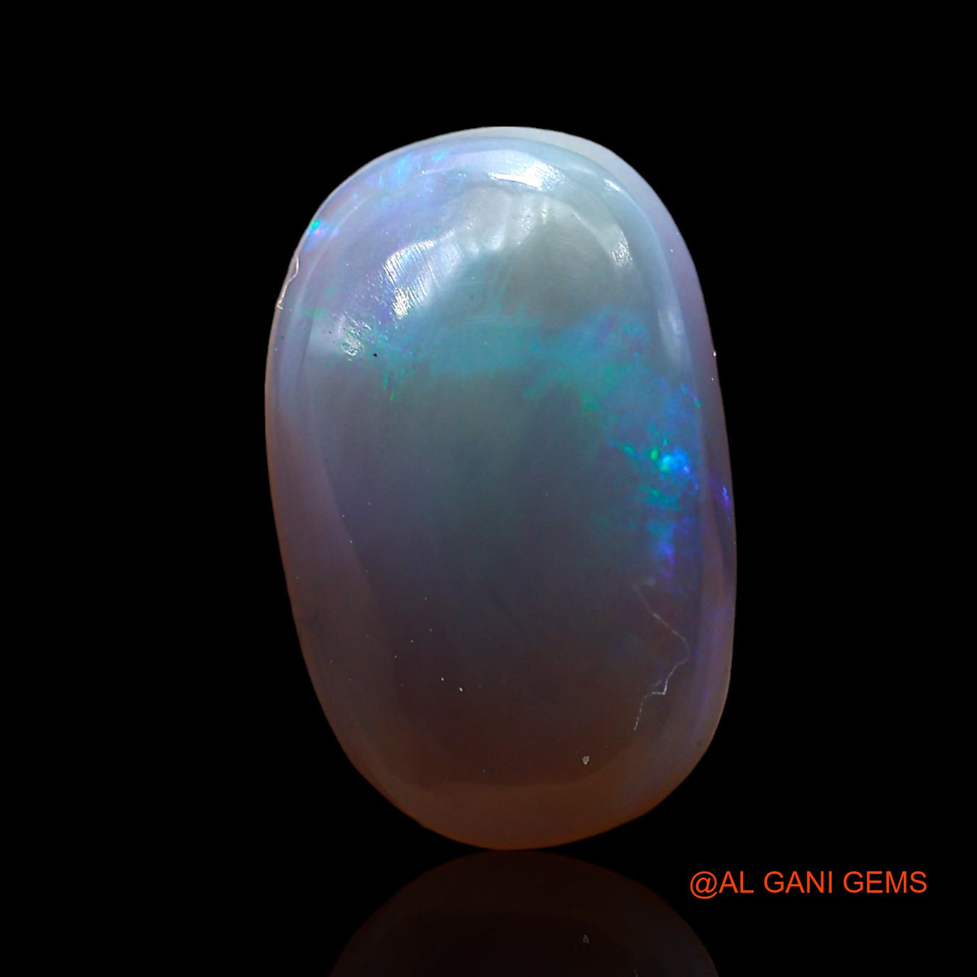 3.00 Cts Natural Australian Fire Opal Loose Gemstone Oval Cabochon 14x9x4 mm AD-736