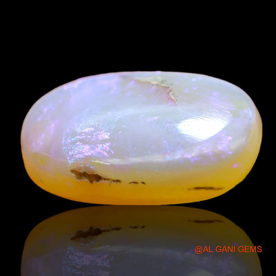 3.00 Cts Natural Australian Fire Opal Loose Gemstone Oval Cabochon 14x8x3 mm AD-739