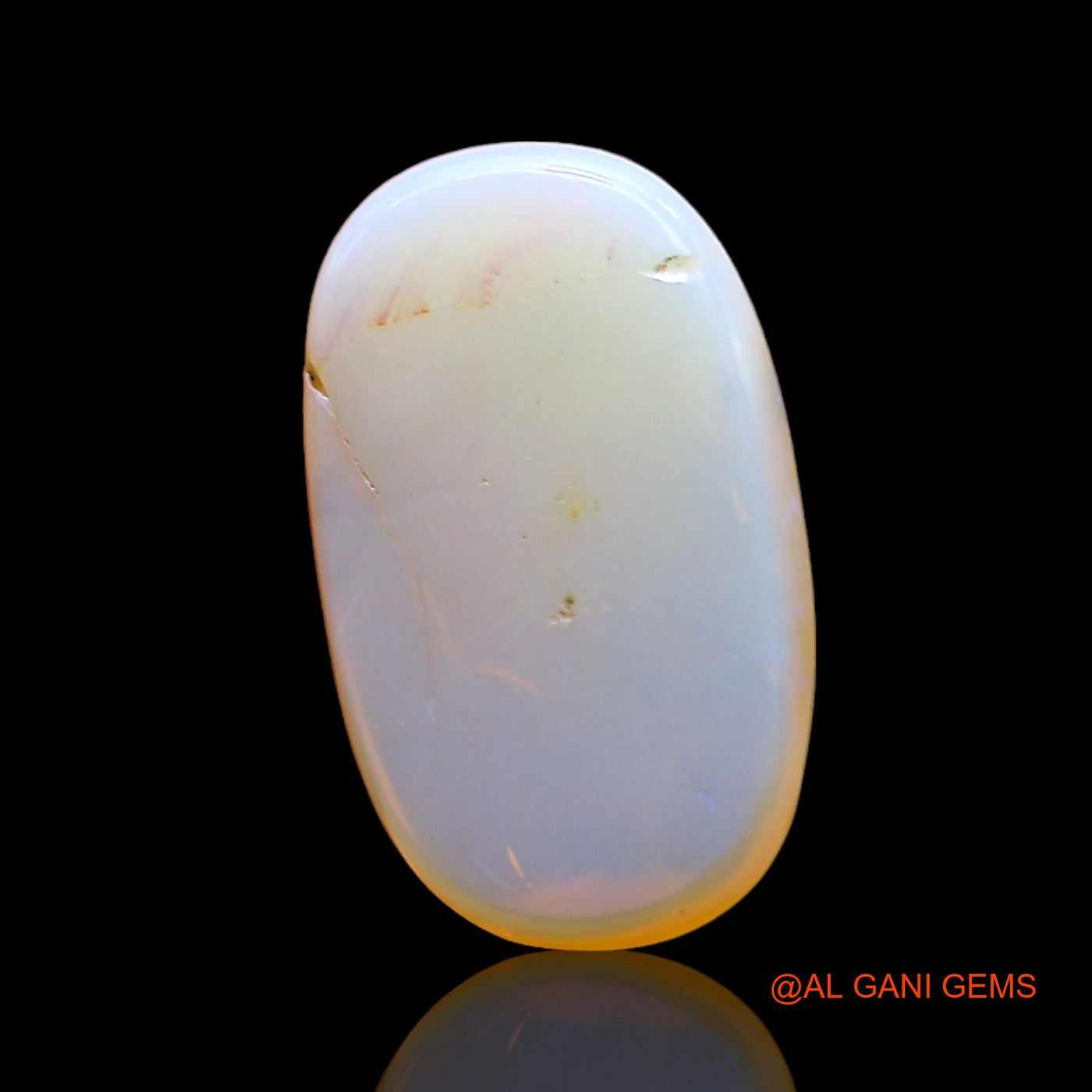 3.00 Cts Natural Australian Fire Opal Loose Gemstone Oval Cabochon 14x8x3 mm AD-739