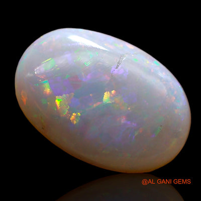 2.00 Cts Unheated Australian Fire Opal Loose Gemstone Oval Cabochon Natural 14x9x2 mm AD-73