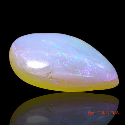 Natural Fire Opal Gemstone 2.00 Cts Loose Fancy Cabochon From Australia 14x10x3 mm AD-740