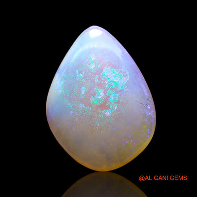 Natural Fire Opal Gemstone 2.00 Cts Loose Fancy Cabochon From Australia 14x10x3 mm AD-740