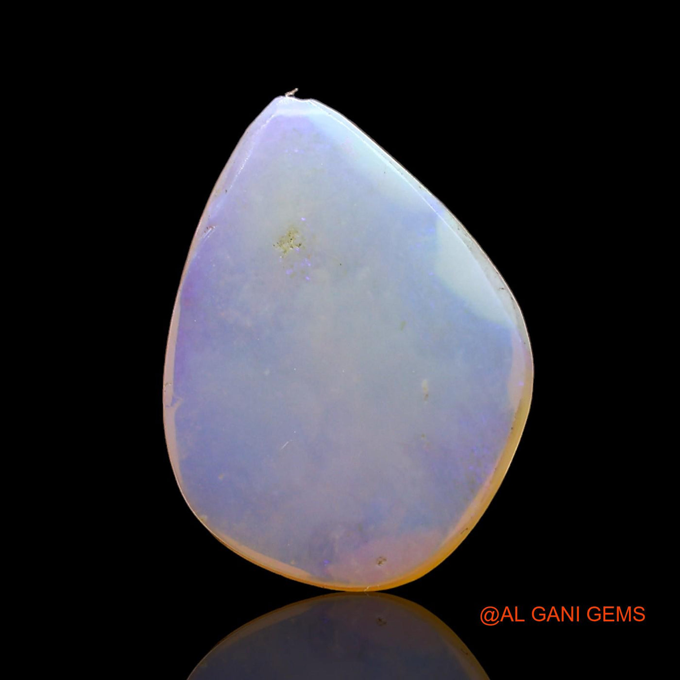 Natural Fire Opal Gemstone 2.00 Cts Loose Fancy Cabochon From Australia 14x10x3 mm AD-740