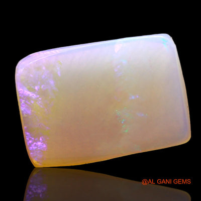 2.00 Cts Natural Australian Fire Opal Loose Gemstone Square Cabochon 13x9x3 mm AD-741