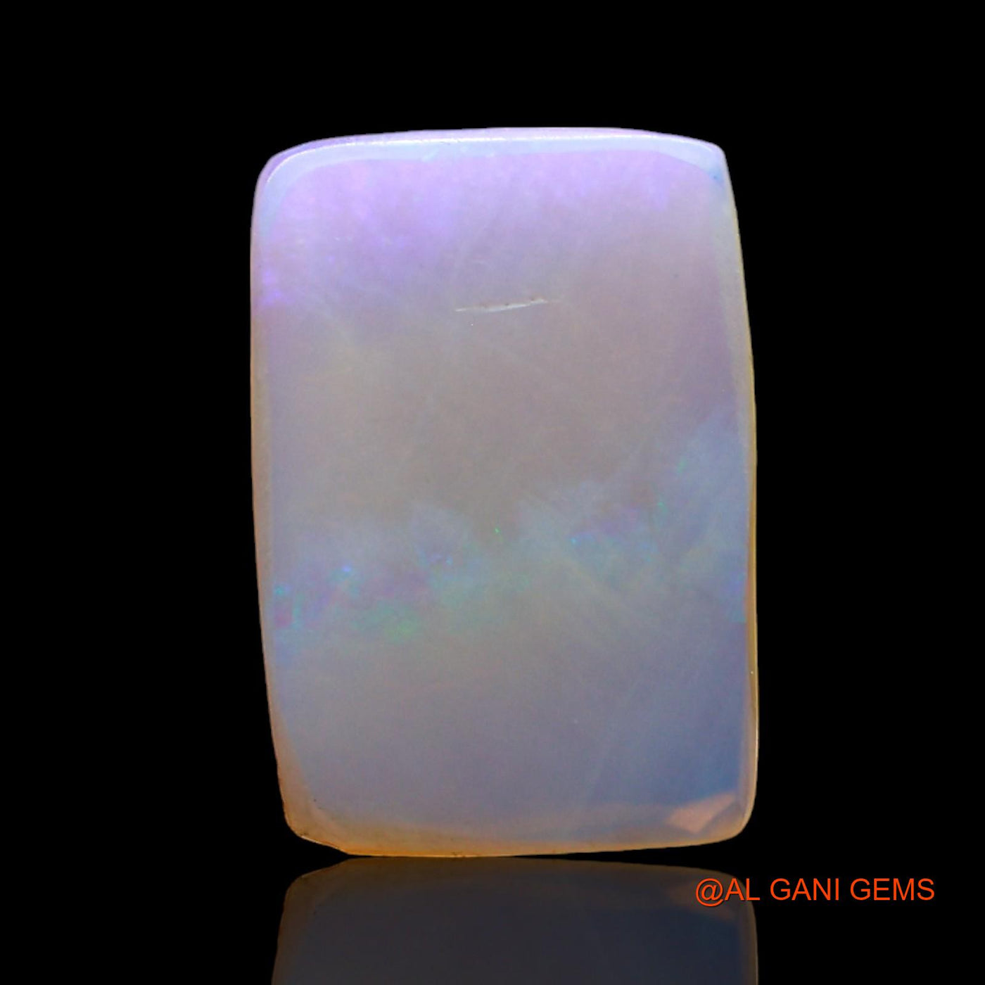 2.00 Cts Natural Australian Fire Opal Loose Gemstone Square Cabochon 13x9x3 mm AD-741