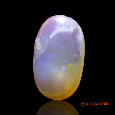 2.00 Cts Unheated Australian Fire Opal Loose Gemstone Oval Cabochon Natural 14x9x3 mm AD-742