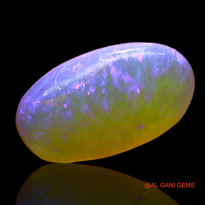 Natural Untreated Fire Opal Loose Gemstone Oval Cabochon From Australia 3.00 Cts 17x8x4 mm AD-744