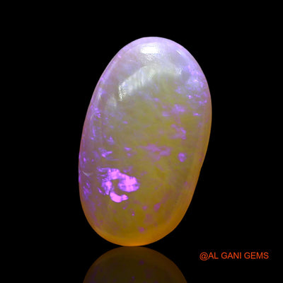 Natural Untreated Fire Opal Loose Gemstone Oval Cabochon From Australia 3.00 Cts 17x8x4 mm AD-744
