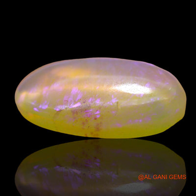 Natural Untreated Fire Opal Loose Gemstone Oval Cabochon From Australia 3.00 Cts 17x8x4 mm AD-744