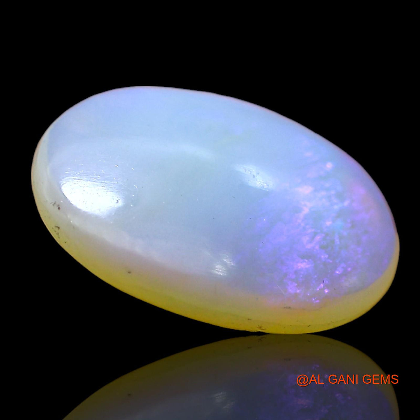2.00 Cts Unheated Australian Fire Opal Loose Gemstone Oval Cabochon Natural 13x11x3 mm AD-745