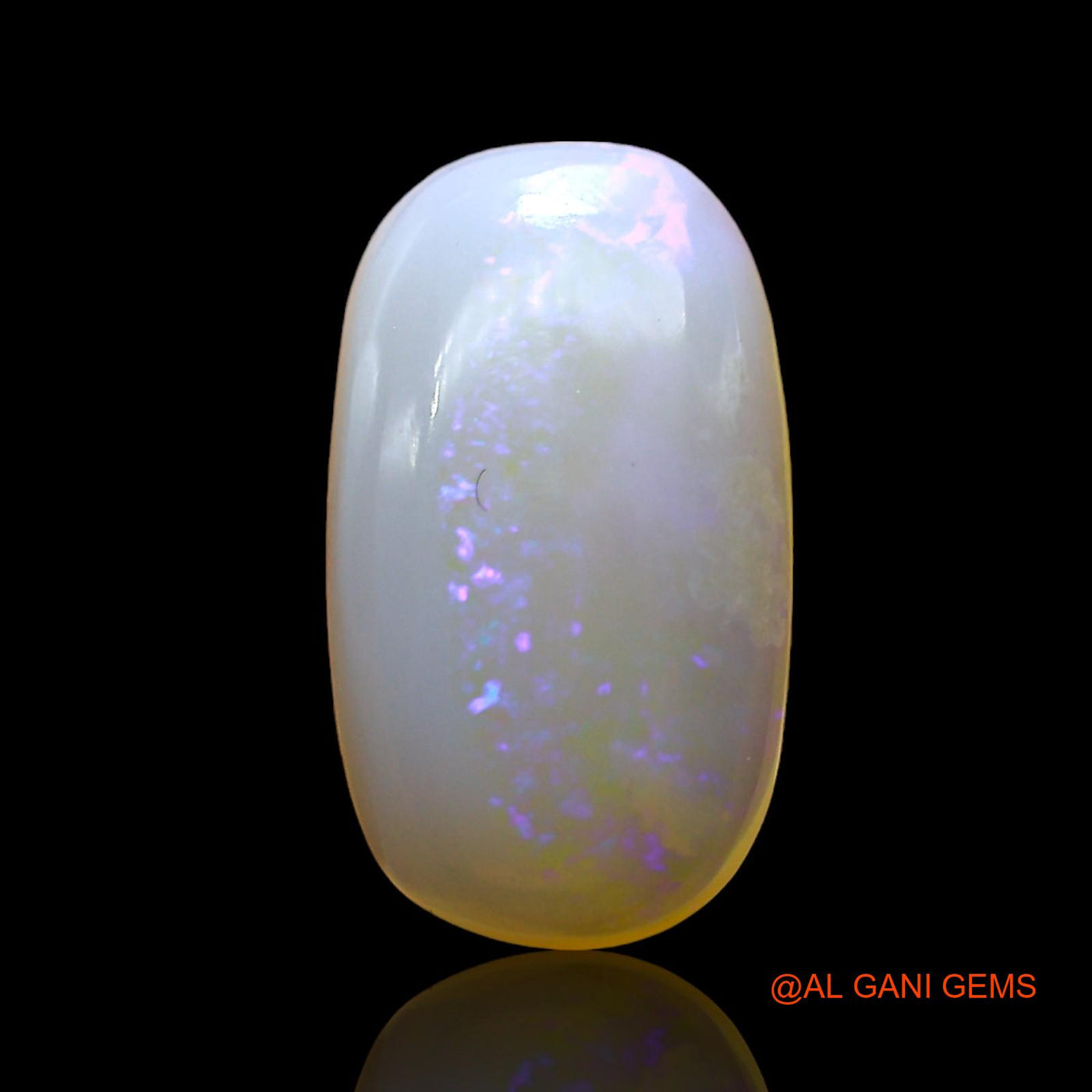 3.00 Cts Natural Australian Fire Opal Loose Gemstone Oval Cabochon 14x8x3 mm AD-746