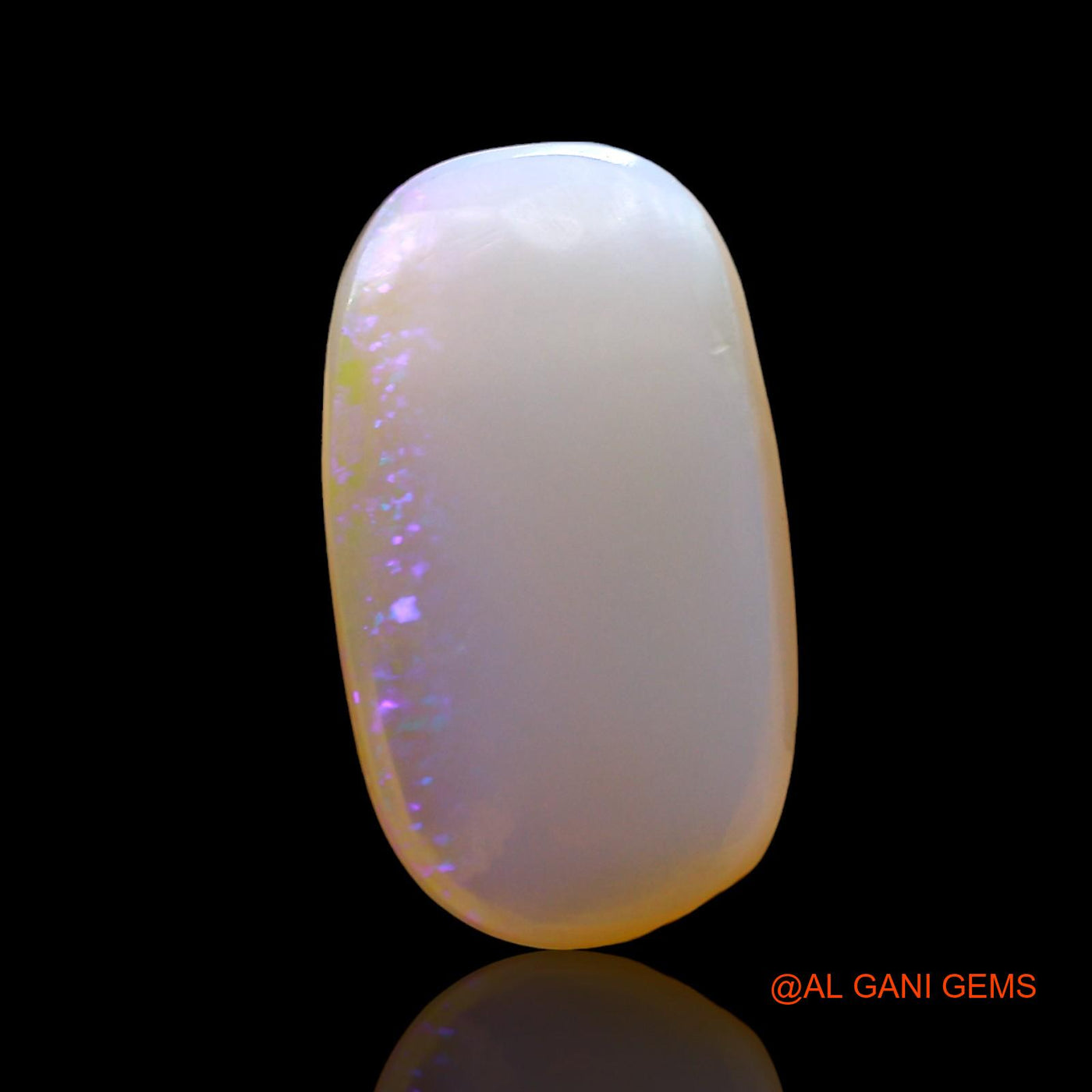 3.00 Cts Natural Australian Fire Opal Loose Gemstone Oval Cabochon 14x8x3 mm AD-746