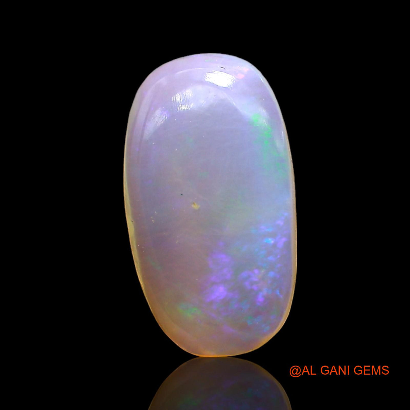 2.00 Cts Natural Australian Fire Opal Oval Cabochon Loose Gemstone For Jewelry 14x8x3 mm AD-747