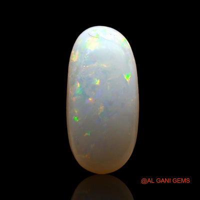 3.00 Cts Natural Australian Fire Opal Loose Gemstone Oval Cabochon 15x8x4 mm AD-74