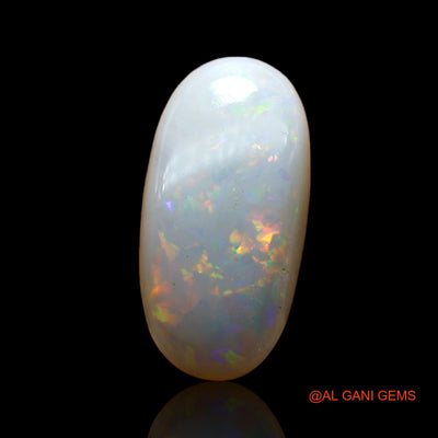 3.00 Cts Natural Australian Fire Opal Loose Gemstone Oval Cabochon 15x8x4 mm AD-74